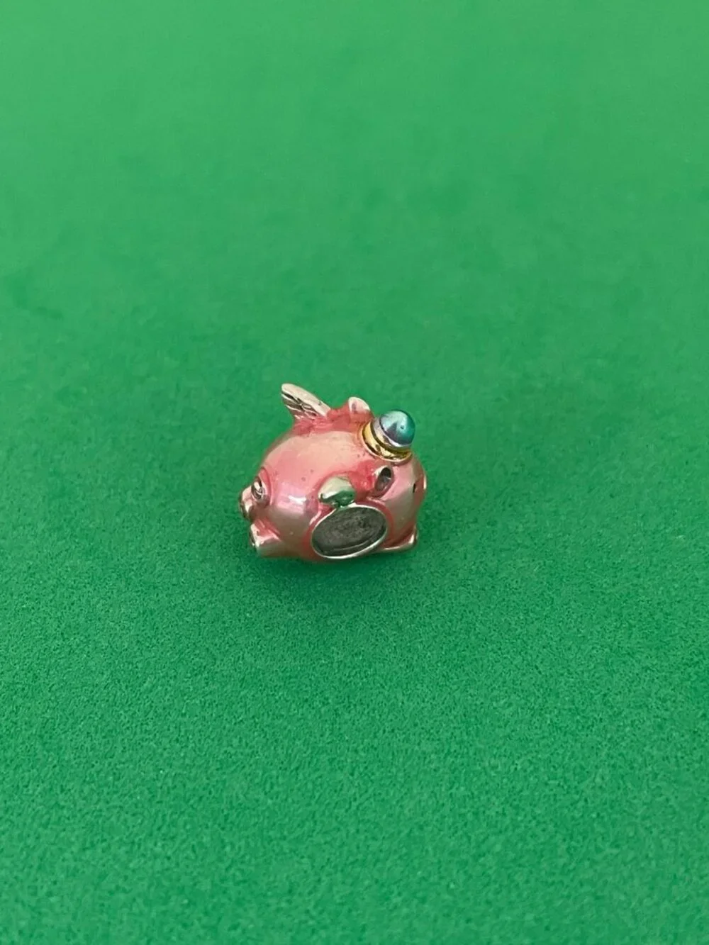 Pandora Flying Unicorn Pig Charm silver Charm - Picture 6 of 8